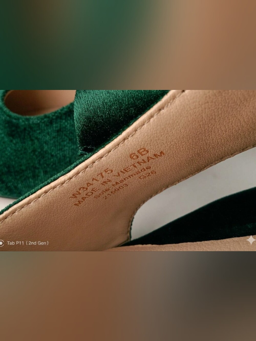 Cole Haan Florette Rainforest Green Satin Bow Ankle-Strap Heels Size 6 - Picture 13 of 13